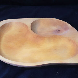 Fa tálaló tányér